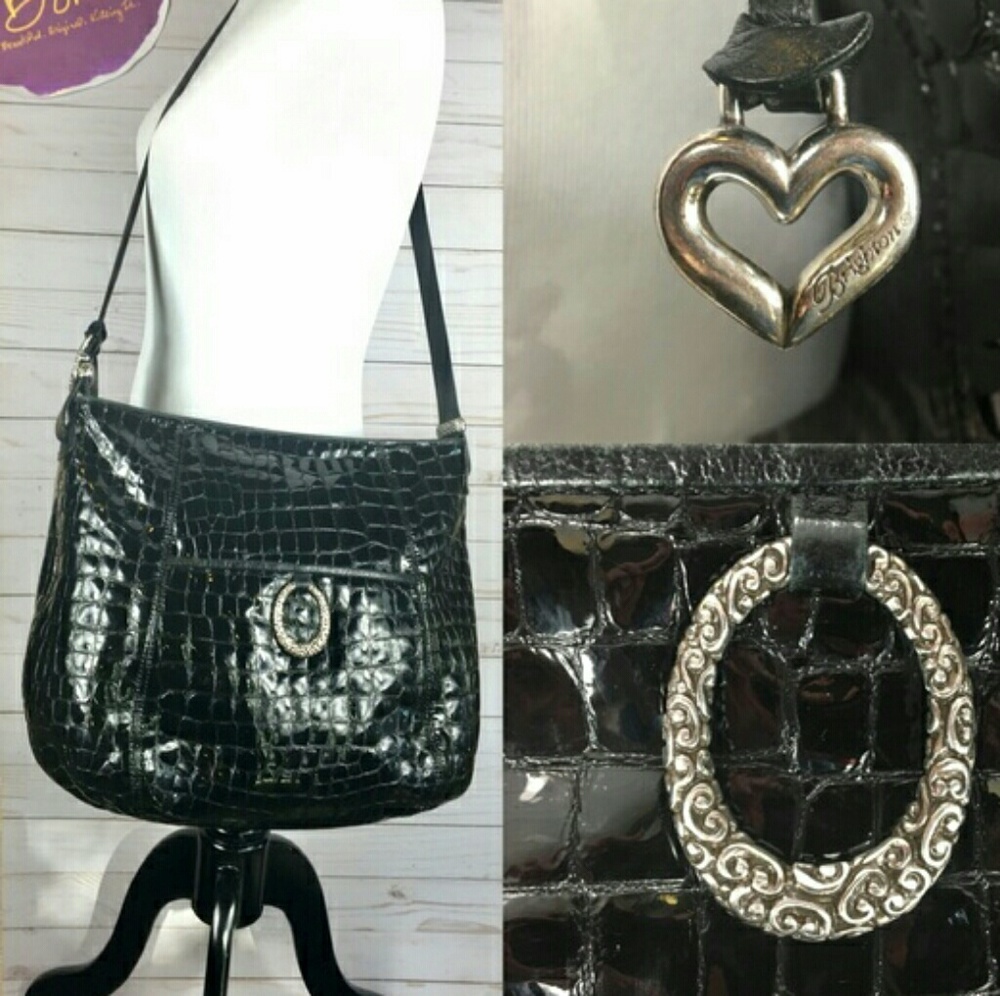 Brighton Adjustable Strap Patent Leather