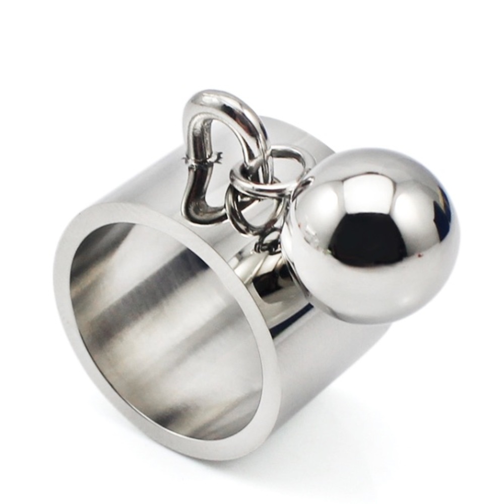 🆕316L Ball Ring. 15mmH UNISEX Sizes 7.5 &9