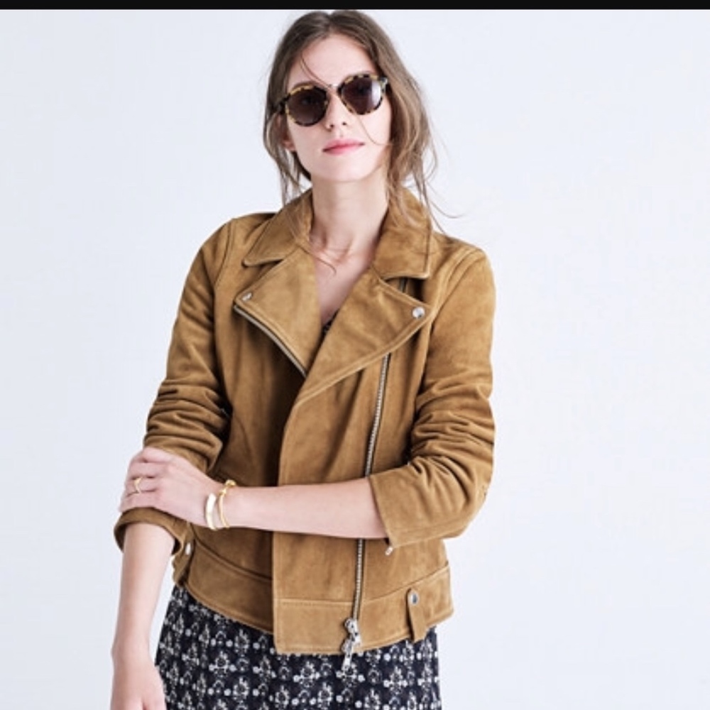 MADEWELL SUEDE MOTO JACKET *NWT*