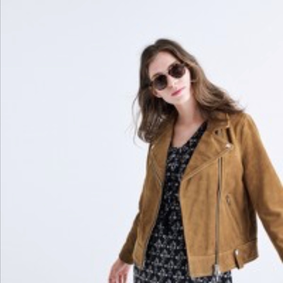 MADEWELL SUEDE MOTO JACKET *NWT* - Picture 3 of 8