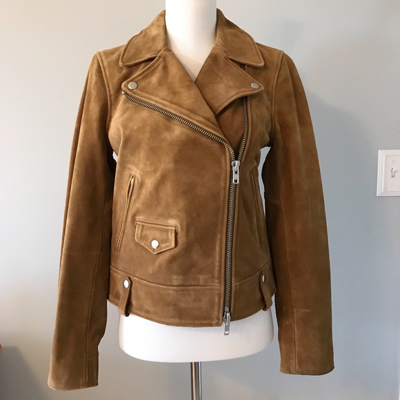 MADEWELL SUEDE MOTO JACKET *NWT* - Picture 4 of 8