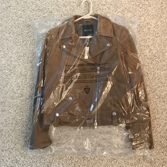 MADEWELL SUEDE MOTO JACKET *NWT* - Picture 8 of 8