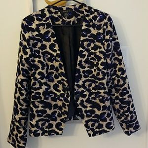 Leopard print blazer-Size LARGE