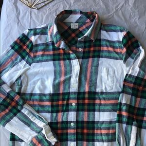 J Crew Perfect Boyfriend Flannel