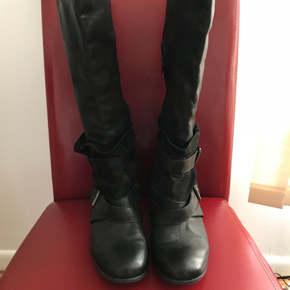 Boutique 9 Black Leather Boots