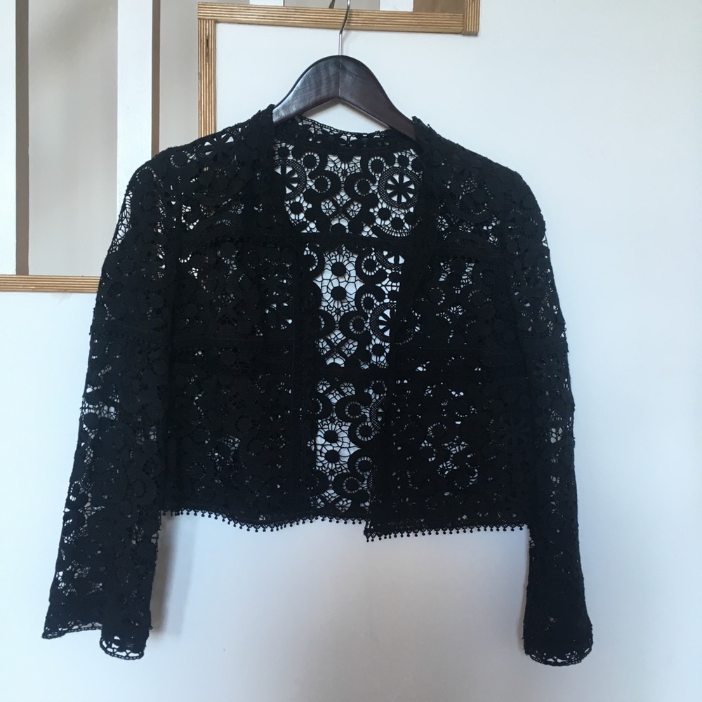 Vintage lace bolero jacket