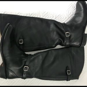 Frye Black Dorado Riding Boots Size 9