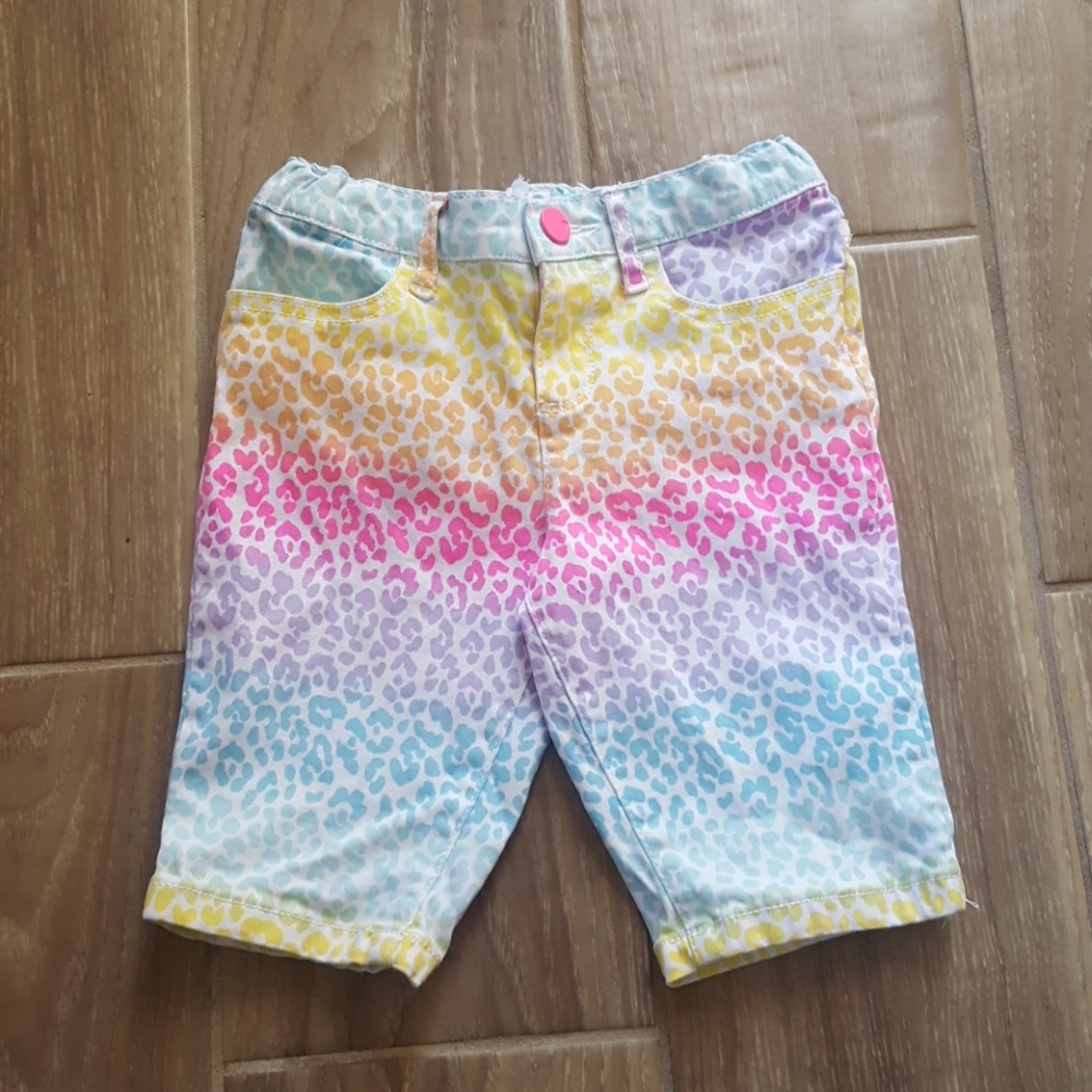 Colorful Cheetah Print Shorts