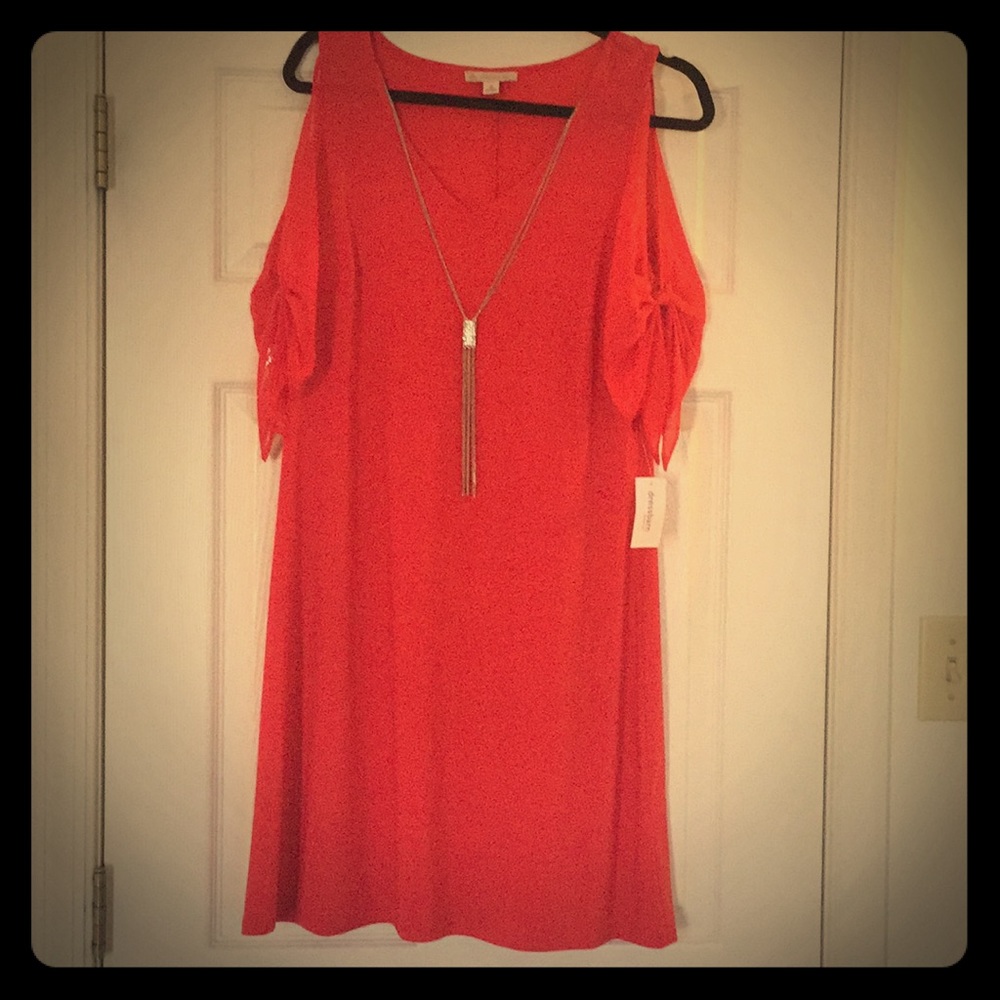 Cold shoulder dress- NWT
