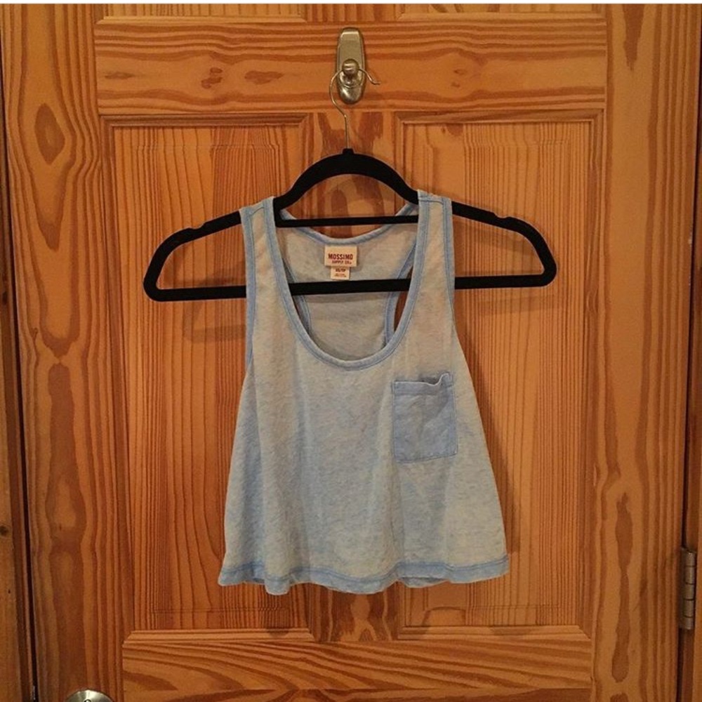 Blue Crop Tank!