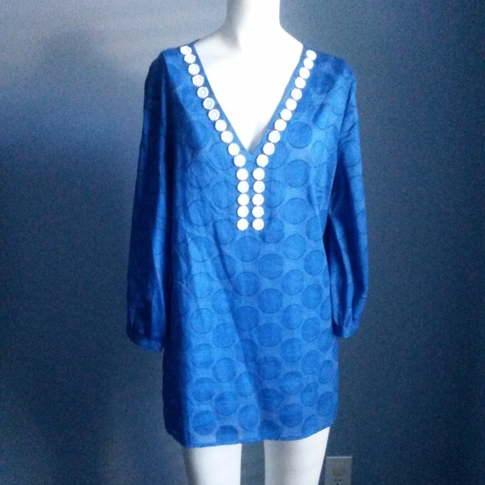 Michael Michael Kors Blue Circle Tunic