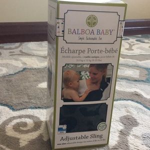 Balboa Baby adjustable sling black NIB