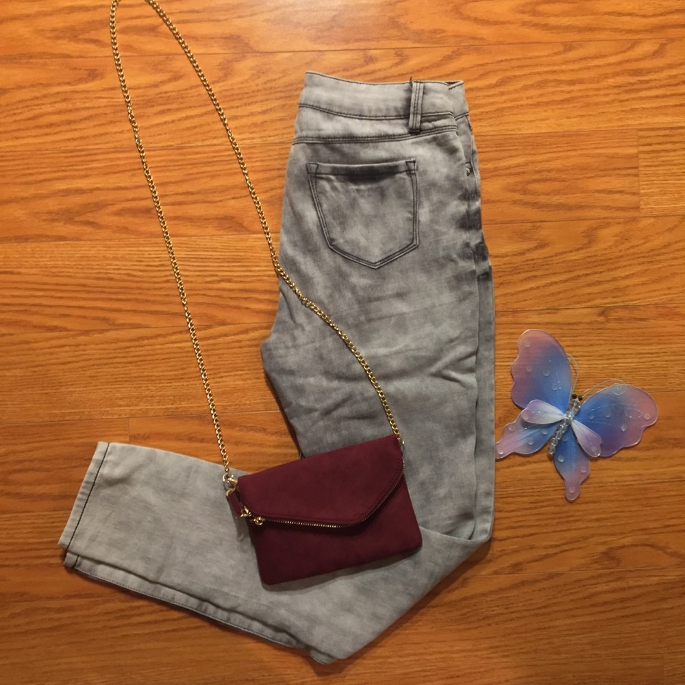 Gray Denim Jeans