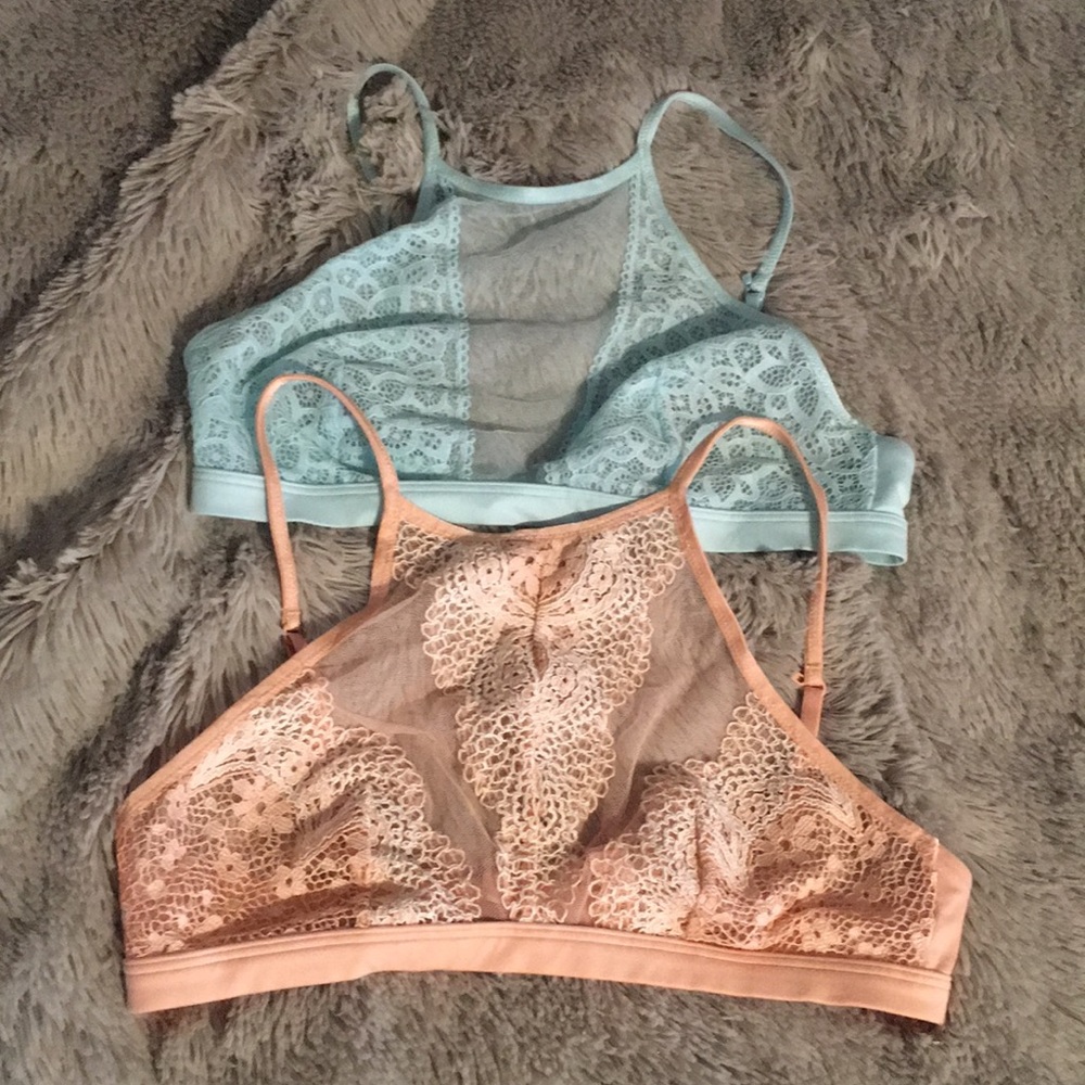 Victoria’s Secret bralettes. 15 for both!