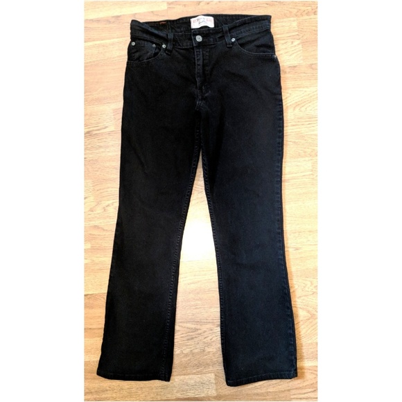 Mid rise Bootcut Levi's black jeans - Picture 3 of 5