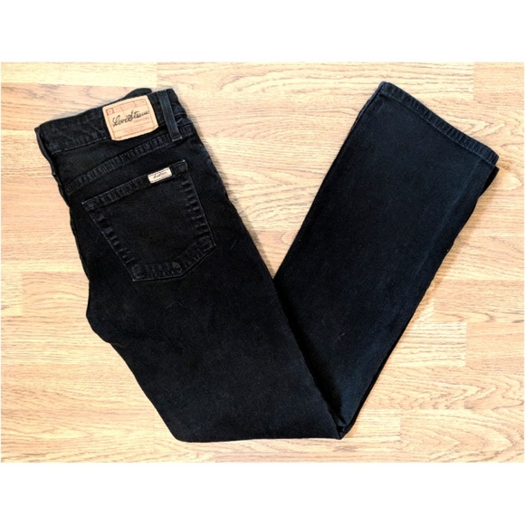 Mid rise Bootcut Levi's black jeans - Picture 2 of 5