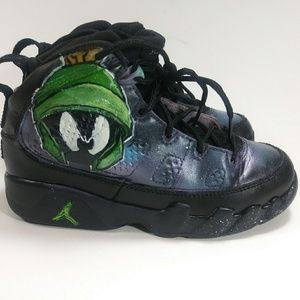 Kids custom Jordan 9 size 13 child