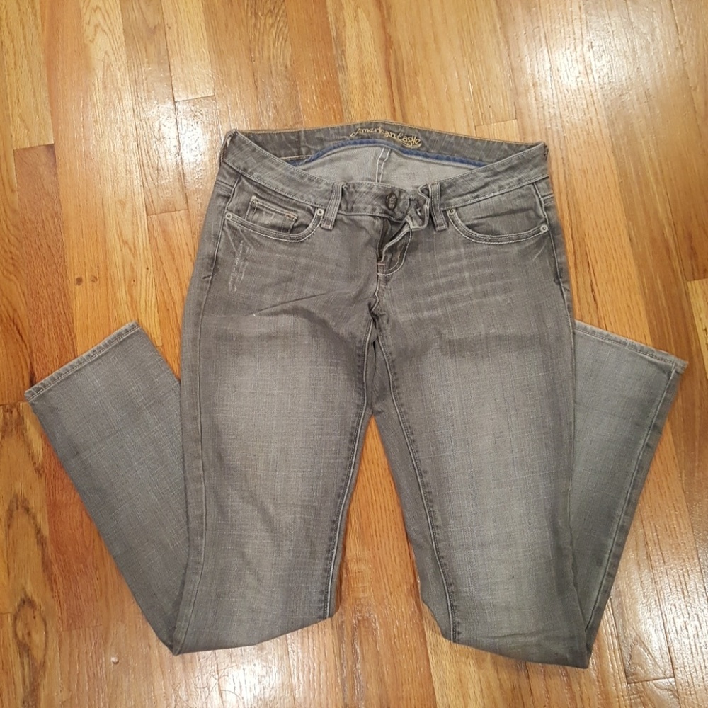American eagle grey skinny jeans