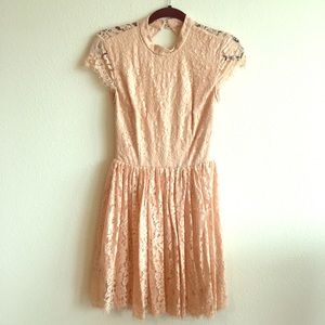 Pink Lace Dress Keepsake Eclipse Dress