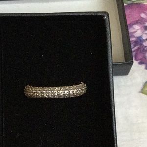 Eternity wedding band, bridal ring.