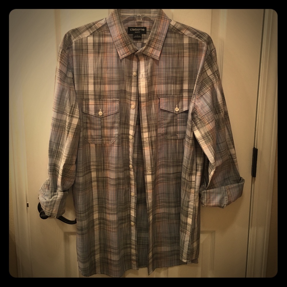 Claiborne men’s slim fit shirt