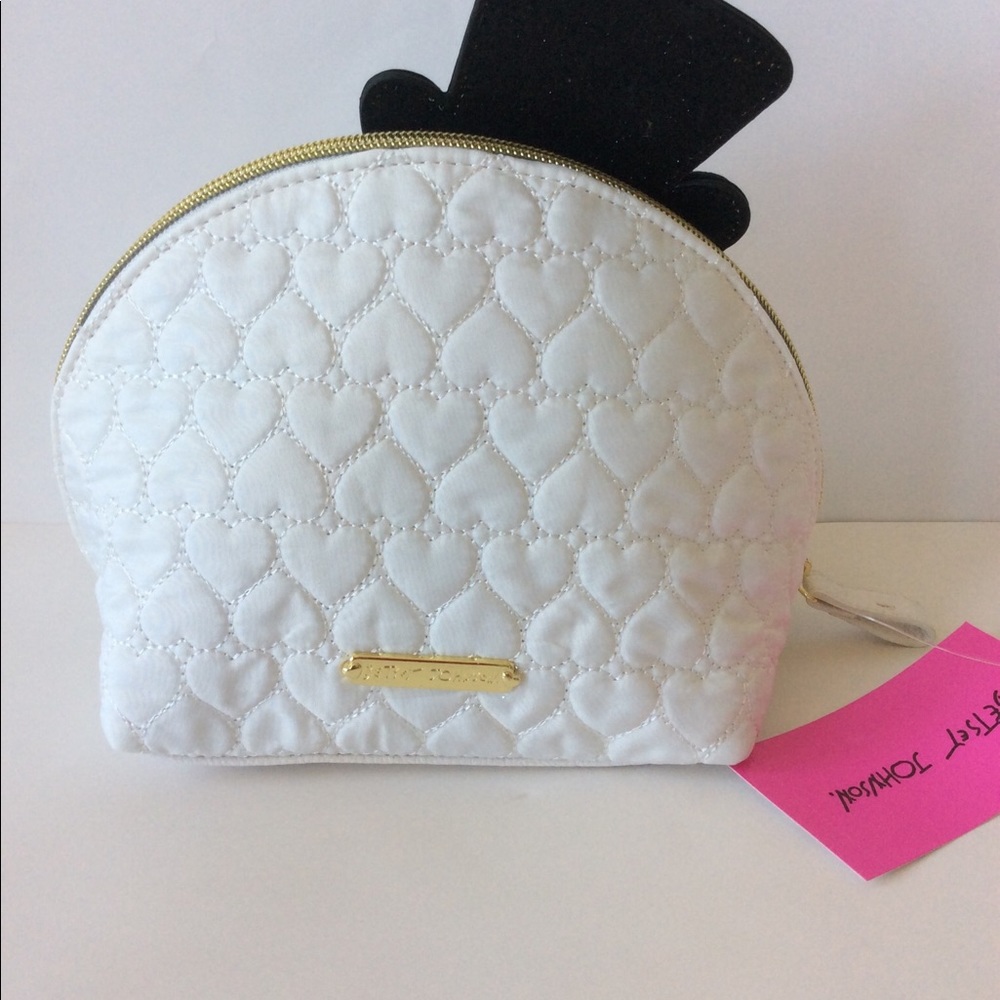 Betsey Johnson Snowman Kitsch Cosmetic Bag - Picture 4 of 6