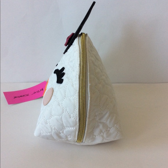Betsey Johnson Snowman Kitsch Cosmetic Bag - Picture 3 of 6
