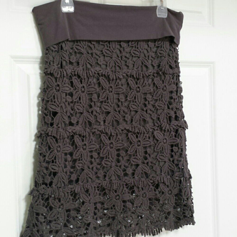 Cotton lace skirt