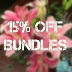 Bundle your likes. 2 or more items save 15%