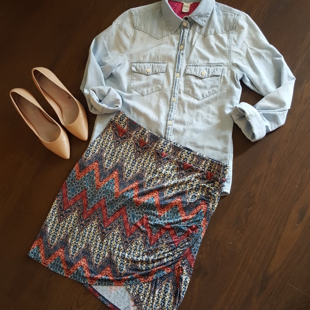 Tulip print skirt -American Rag