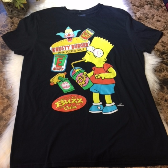Other - The Simpsons Krusty Burger Mens T-Shirt