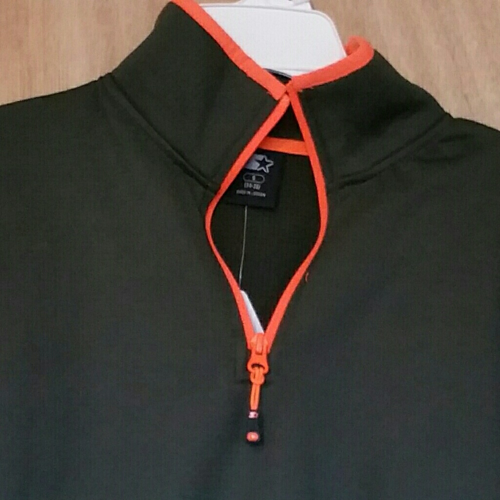 New Starter zip neck pull over shirt S (34-36)