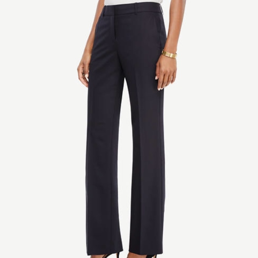 Ann Taylor Pinstripe Signature-fit Trousers