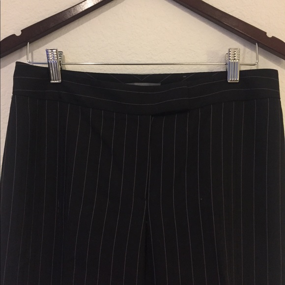 Ann Taylor Pinstripe Signature-fit Trousers - Picture 3 of 6