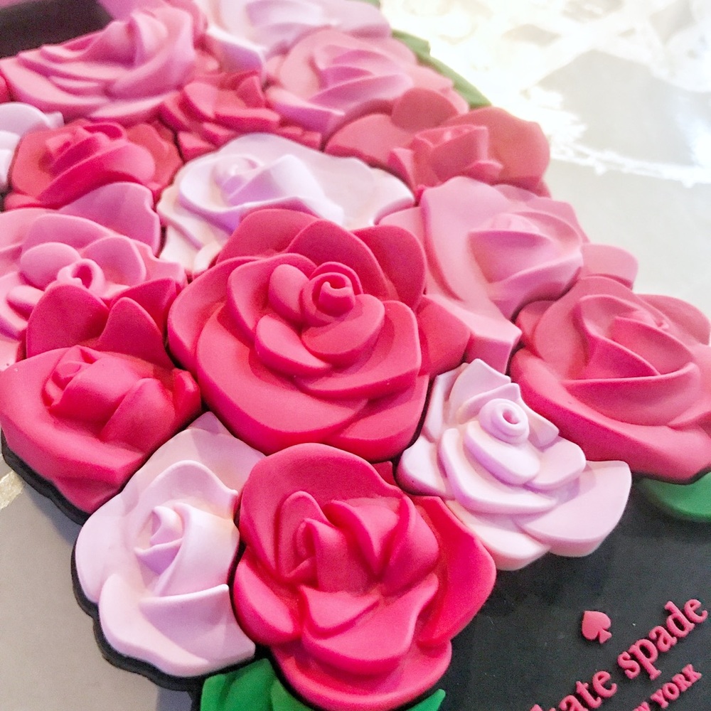 Kate Spade Flower 🌺 Silicone Case for iPhone X