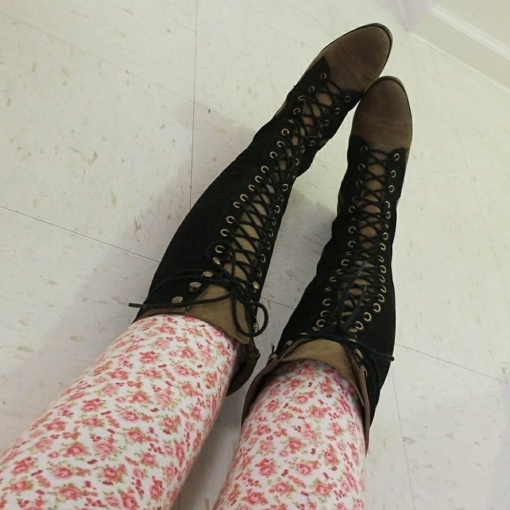 Free People Jeffrey Campbell Joe lace-up boot - Picture 1 of 8