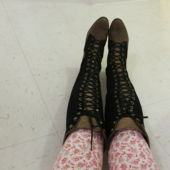 Free People Jeffrey Campbell Joe lace-up boot - Picture 4 of 8