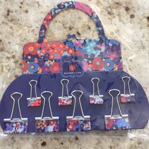 Vera Bradley binder clips!