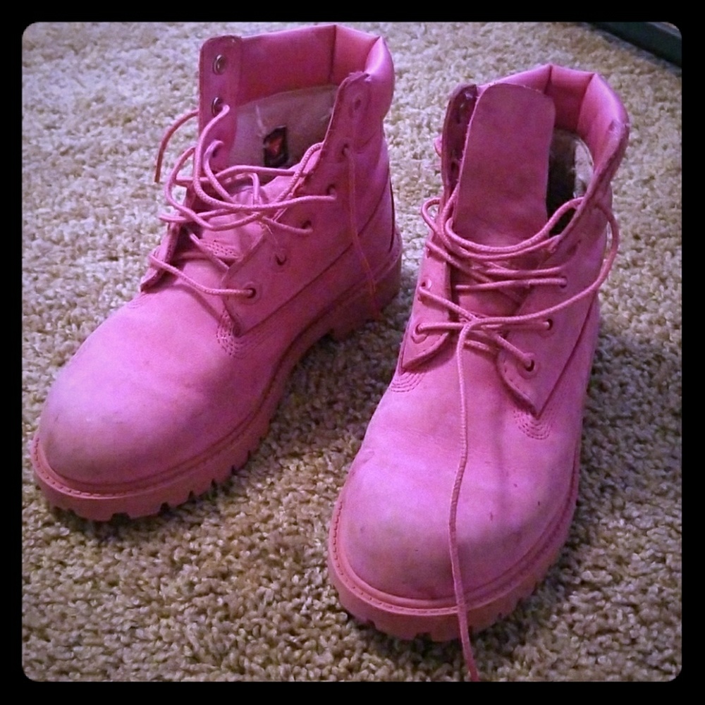 Pink timberlands