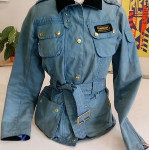 Barbour Jacket Waxed Canvas Size 2