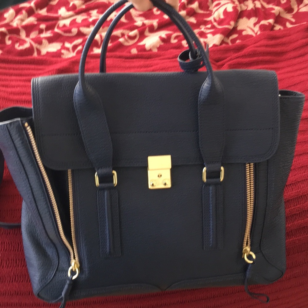 3.1 Phillip Lim Pashli Large Satchel in Ink