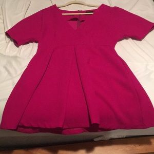 Nasty Gal mini pink dress