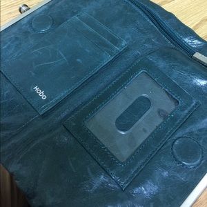 Forest green authentic hobo Lauren wallet