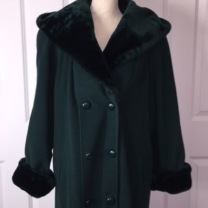 Leslie Fay Wool trench coat
