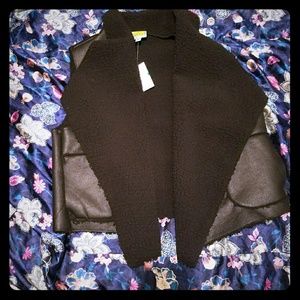 NWT soft faux fur vest