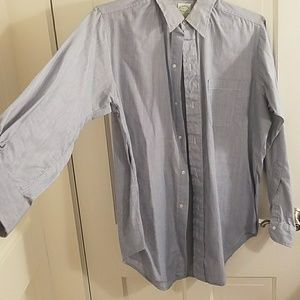 Brooks Brothers Button Down Dress Shirt - Blue