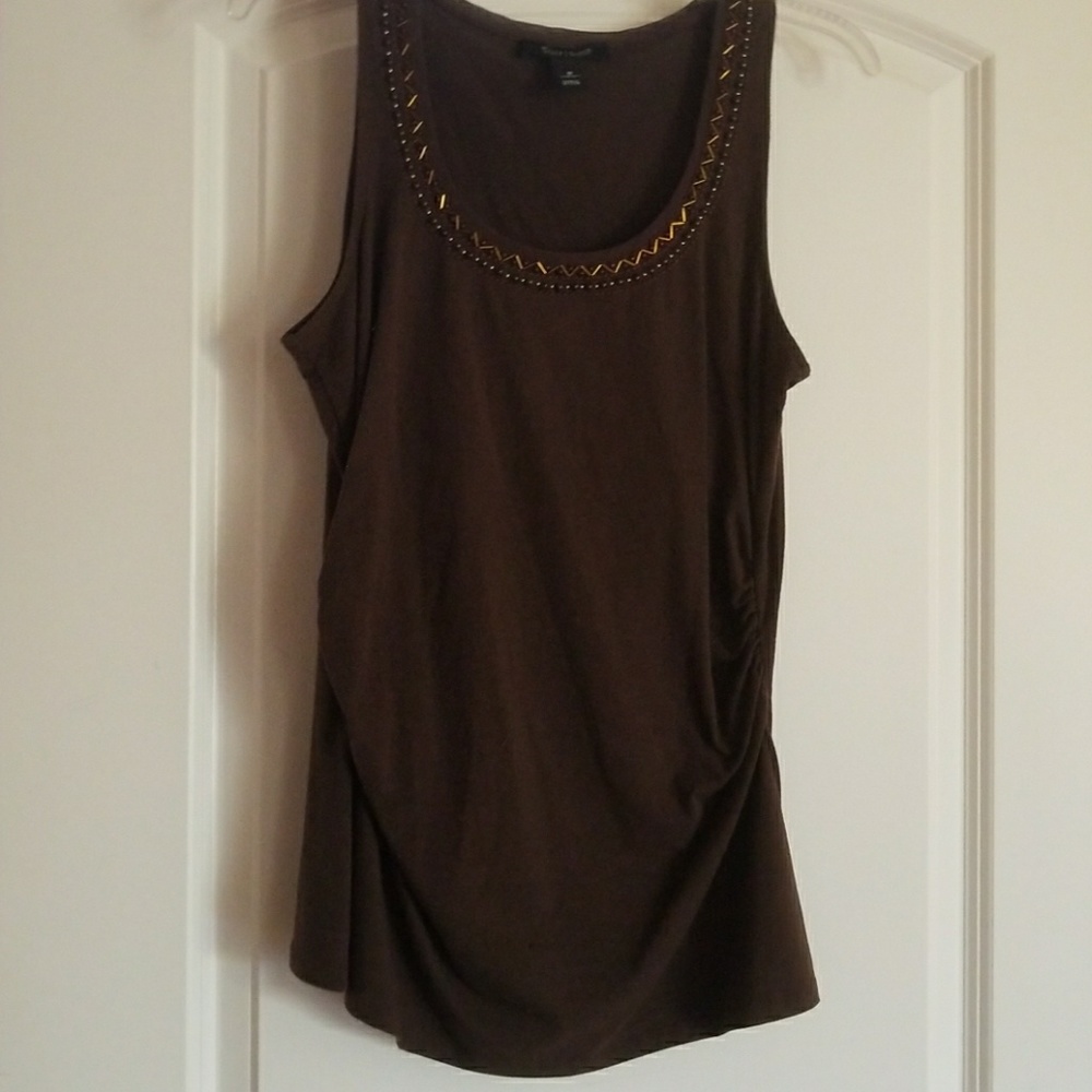 White House Black Market Brown tank