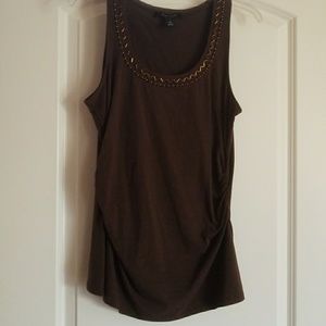 White House Black Market Brown tank