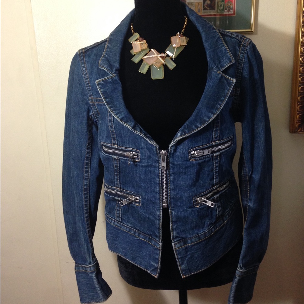 Levi's RED Zipper Jean Jacket