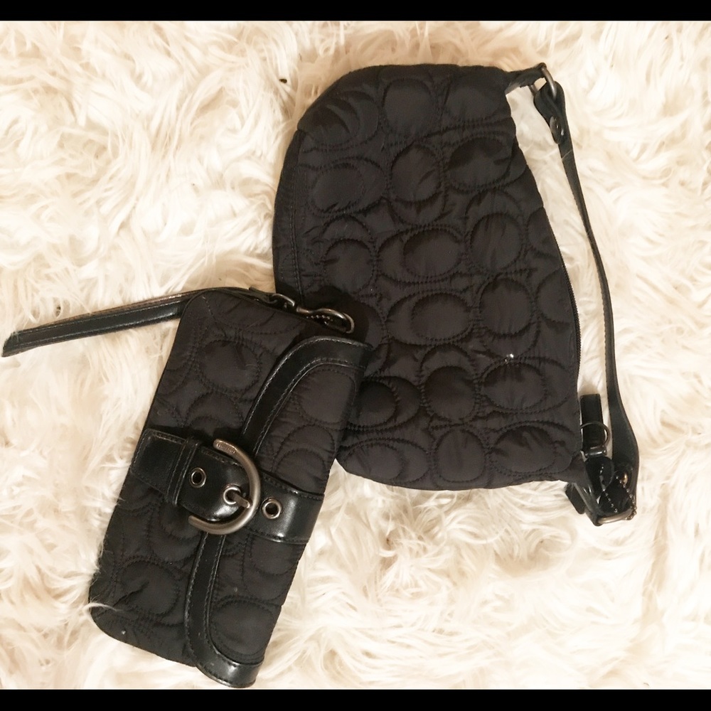 Coach wallet and purse